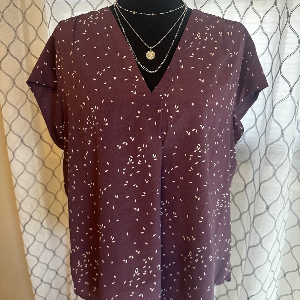 Fun2Fun Women's Short Sleeve Blouse (XXL)